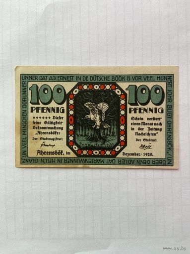 1марка (нотгельды) Германия г.Охренсбёрк -1402