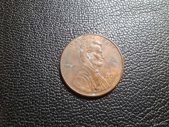 США 1 цент 2002 Цент Линкольна "D" - Денвер