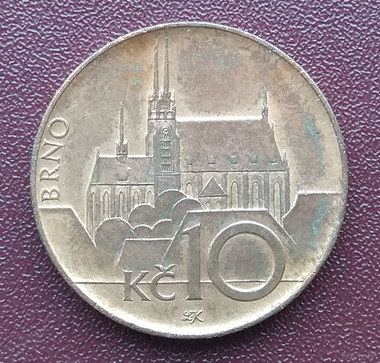 Чехия 10 крон. 2017 год