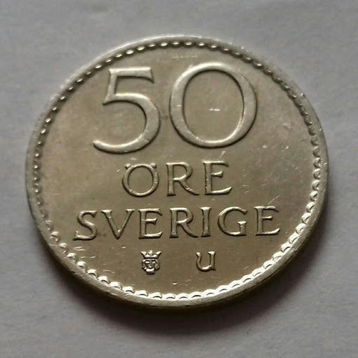 50 эре, Швеция 1973 г.