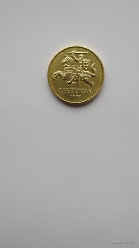 20 центов 2008 г. Литва.