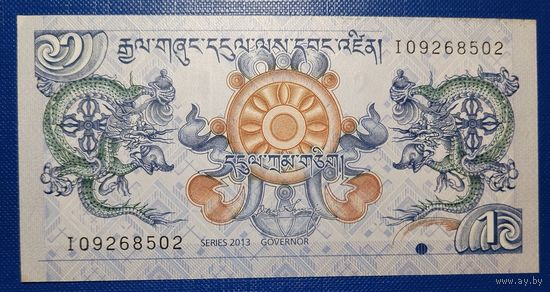 Бутан 1 нгултрум 2013 г.