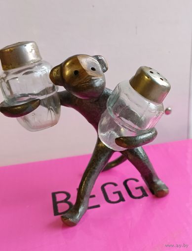 Набор для специй "Обезьянка" 60-е годы, СССР.