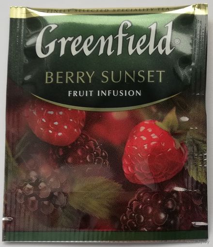 Чай Greenfield Berry Sunset (каркаде, яблоко, шиповник, листья и ягоды ежевики) 1 пакетик