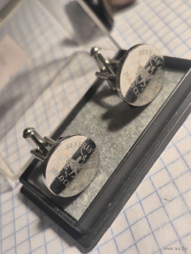 Запонки polo. Остальное в подарок . С 1 рубля