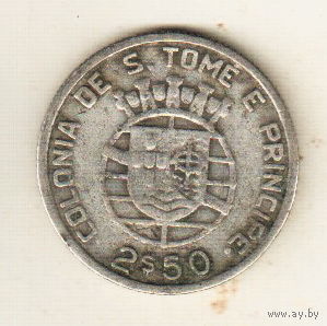Сан-Томе и Принсипи 2.5 эскудо 1939 2