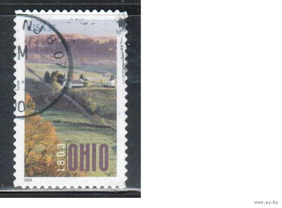 США-2003 (Мих.3733) ,  гаш. , Штат Огайо (одиночка),(1)