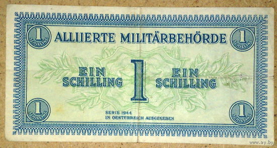 1 шиллинг 1944г союзная оккупация P#103a