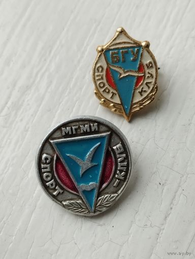 2 знака. Спорт клуб БГУ + Спорт клуб МГМИ.