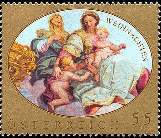 Австрия 2009 Искусство, Живопись, Рождество **
