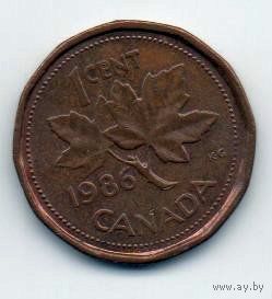 КОНФЕДЕРАЦИЯ КАНАДА. 1 цент. 12-тиугольник. ПОГОДОВКА. Цена за одну монету.