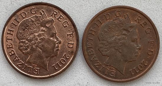 Великобритания 1 пенни 2011 г. Цена за 1 шт.