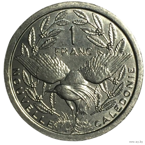 Новая Каледония 1 франк, 2002 [UNC]