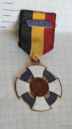 С 1 РУБЛЯ !  ЗНАК МЕДАЛЬ ЖЕТОН КРЕСТ ЭМАЛЬ КЛЕЙМО