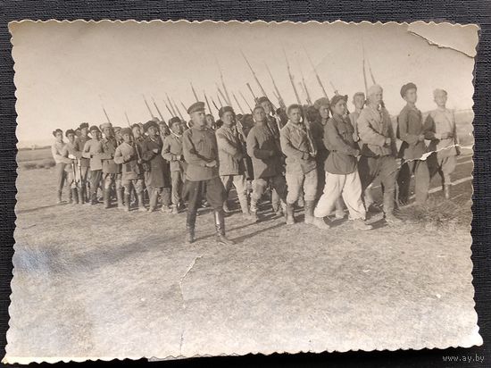 Фото новобранцев. Средняя Азия(?). 7.5х10 см.