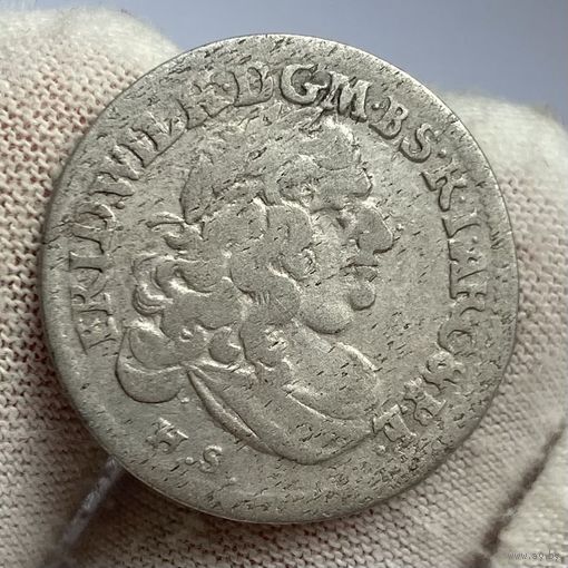 Шестак / шостак / 6 грошей 1684 г. Пруссия, Фридрих Вильгельм І.