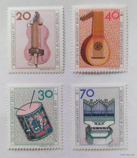 ФРГ 1973, музыкальные инструменты