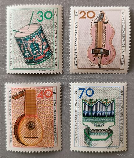 ФРГ 1973, музыкальные инструменты