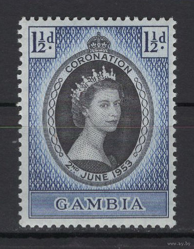 Гамбия 1953** Коронация Королева Елизавета II  SG#170