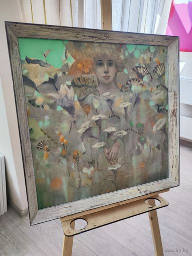 "Цветник"  масло, холст Захаревич Олег