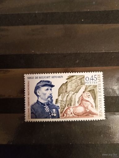 1970 Франция фауна война чистая клей MNH** выпускалась одиночкой (б-2)