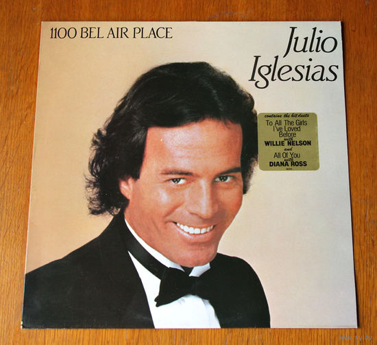 Julio Iglesias "1100 Bel Air Place" LP, 1984