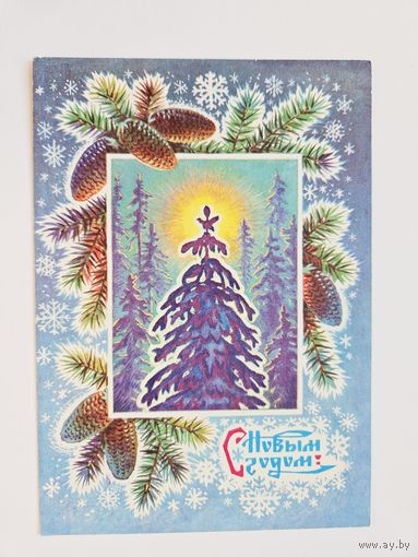 Пармеев 1976 с новым годом елка ДМПК