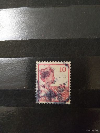 1908 Голландская колония Ост-Индия королева корабль флот (4-7)