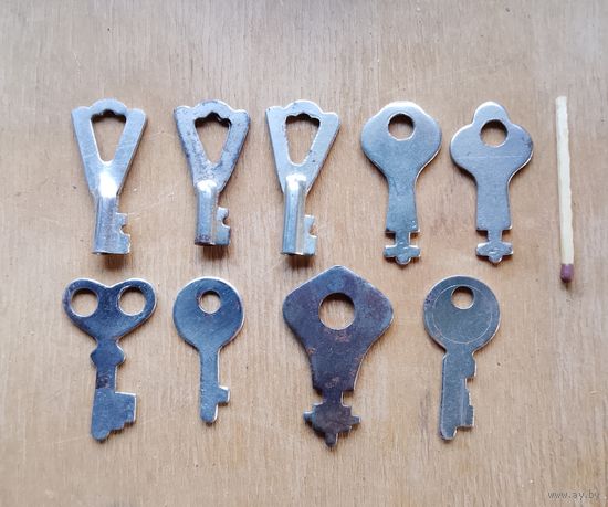 СССР: ключ (ключик) для чемодана, шкатулки, замка. Цена за один.