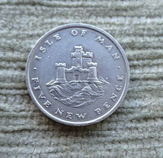 Werty71 Мэн остров 5 пенсов 1975