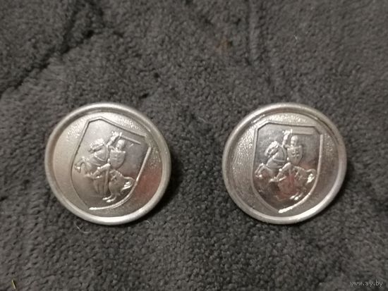 2 пуговицы с погоней Мосштамп СССР