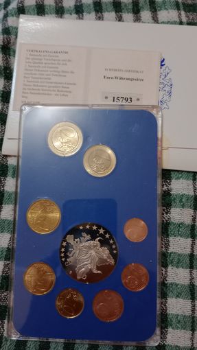 Словакия евро комплект с медалью 2009 г. unc.