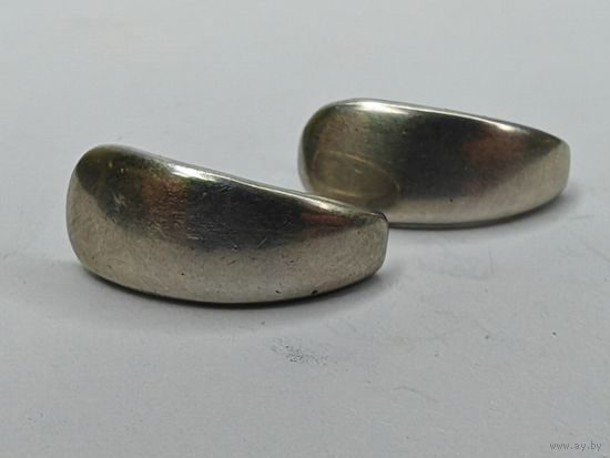 Серьги серебро 925 пр. Одним лотом 3 шт. С рубля