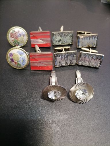 Советская бижютерия запонки