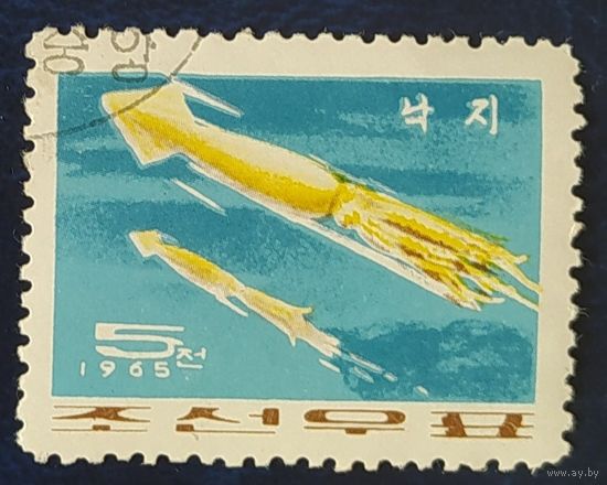 КНДР 1965 морские животные .