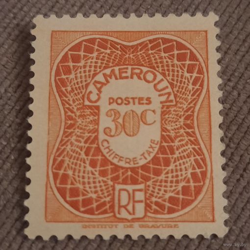 Камерун 1939. Французская колония. Налоговая марка
