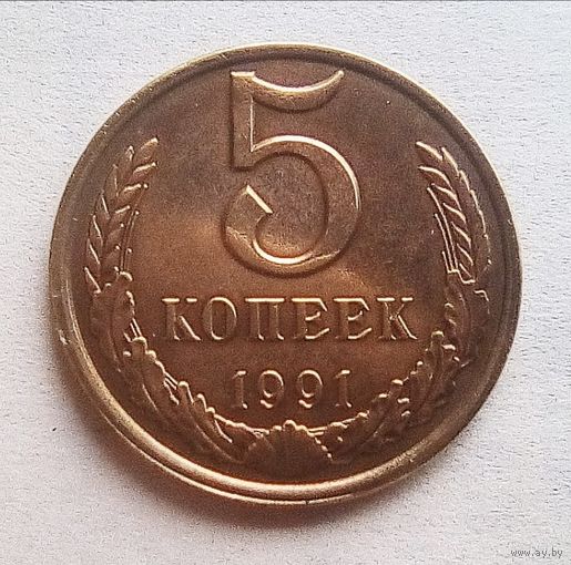 5 копеек 1991 г.. Разновидность.