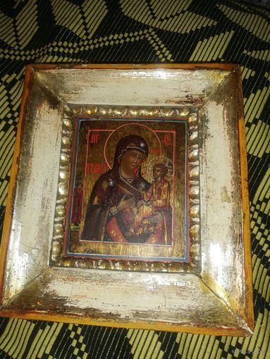Икона Тихвинская Пресвятая Богородица.
