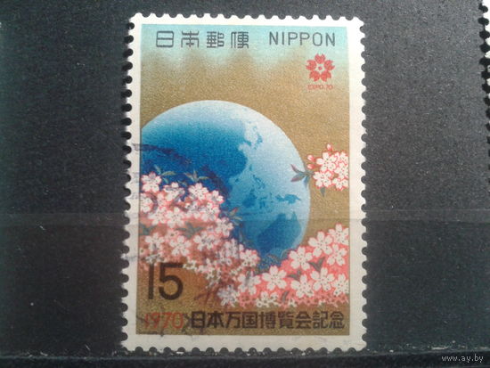 Япония, 1970. Выставка EXPO 70. Цветущая сакура