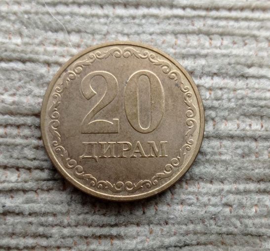 Werty71 Таджикистан 20 дирам 2019 дирамов