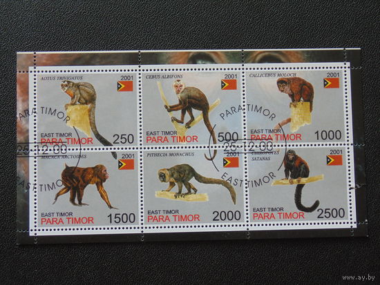 Восточный Тимор 2001 г. Фауна.