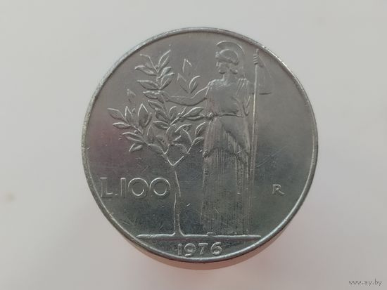 100 лир  Италия 1976 год  лот 44