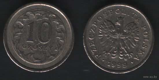 Польша y279 10 грош 1999 год (mw) (_alb2
