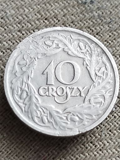 Распродажа - 10 грошей 1923г.,Польша,Вторая Республика