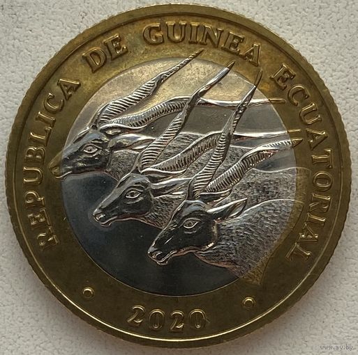 Экваториальная Гвинея 1000 франков 2020 г.
