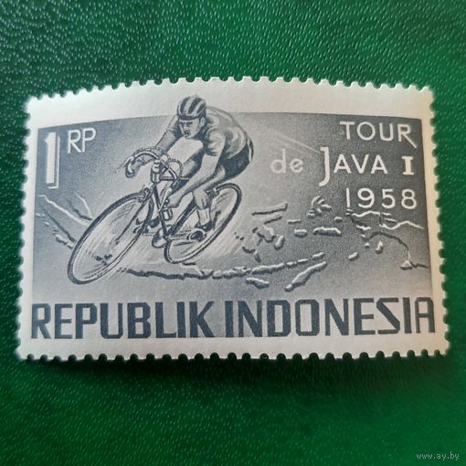 Индонезия 1958. Велогонки. Tour de Java