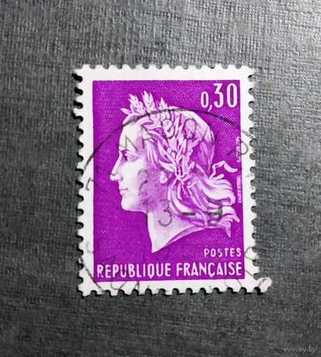 Марка Франция 1966 год Стандарт