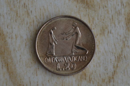 Ватикан 20 лир 1978