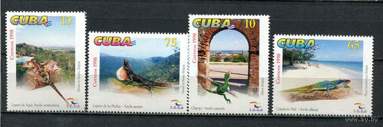 Куба - 1998 - Фауна - [Mi. 4150-4153] - полная серия - 4 марки. MNH.  (Лот 40JQ)-T3P33