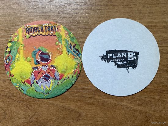 Подставка под пиво пивоварни PLAN B brewery /Россия/ No 12